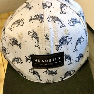 BRAND NEW FISHBONE SNAP BACK BALL CAP BY HEADSTER
